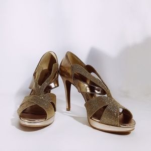 Fioni Night Gold Stilettos